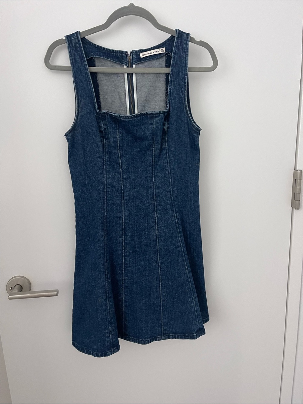 Denim A-Line Mini Dress